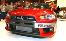 MITSUBISHI Lancer Evolution X recall Dec 2009