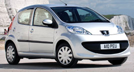 PEUGEOT 107 recall Jul 2009