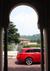 Insignia Sports Tourer seen through an arch of the Villa Crespi in Northern Italy