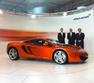 Christian Marti, Ron Dennis and Antony Sheriff with the MP4-12C